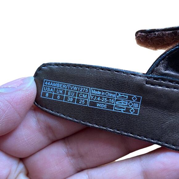 Vionic Gladiator Amber Tortoise Comfort Sandals 8us - Picture 2 of 6